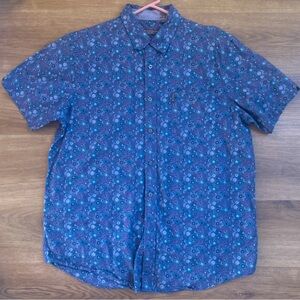 Ben Sherman Men's Short Sleeved Floral Size XL